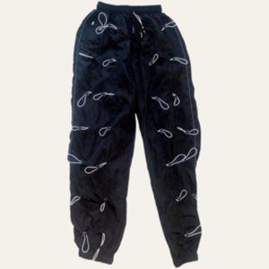 Black Bungee Cord Pants